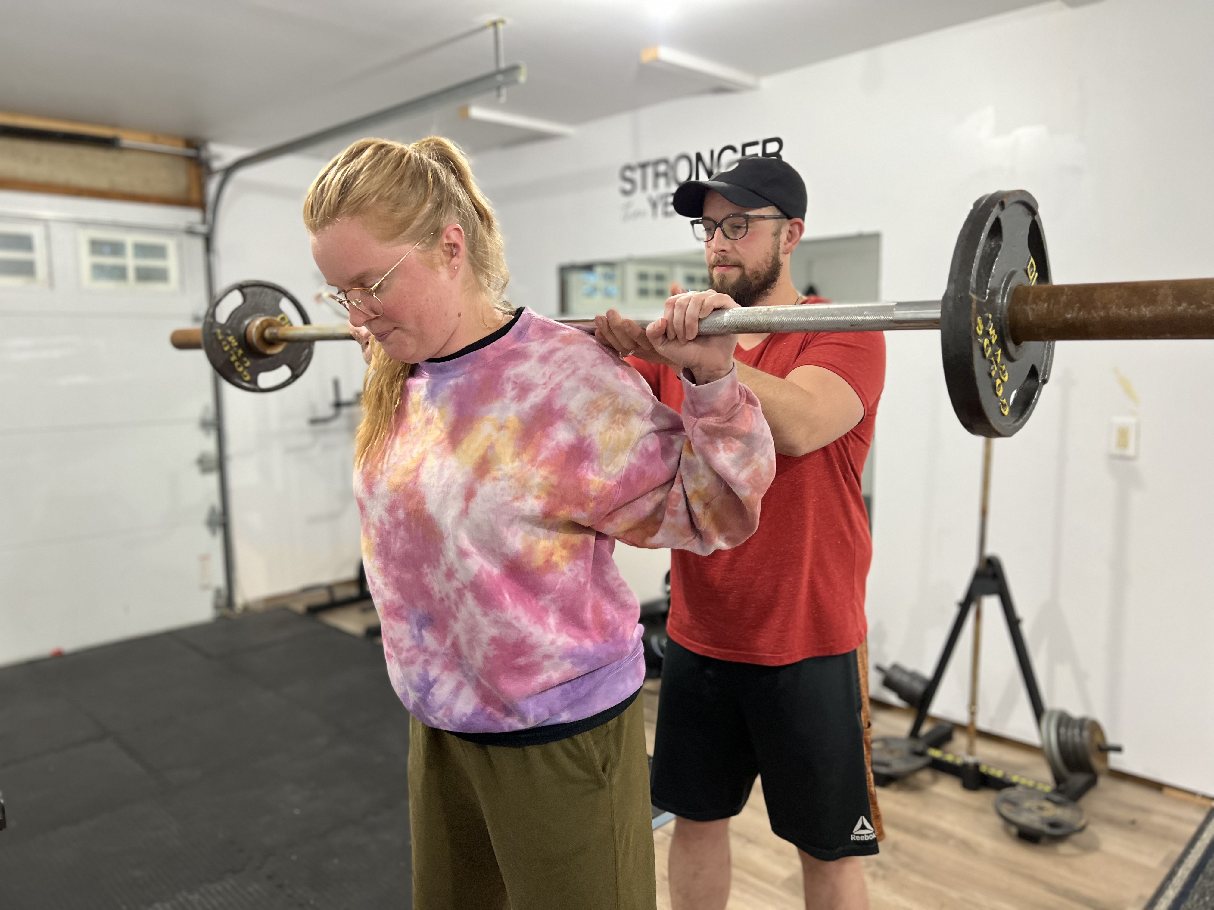 Trainer with client